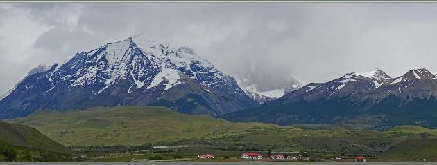 Paysage vu depuis le Lac Amarga - Torres del Paine - Patagonie - Chili