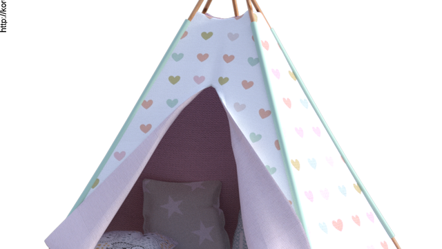 Tube de tipi pour fille (render-image)