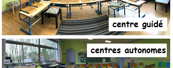 Les prémices des centres : la demi-classe et le tableau de programmation