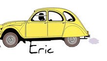 Signature animée en 2 CV