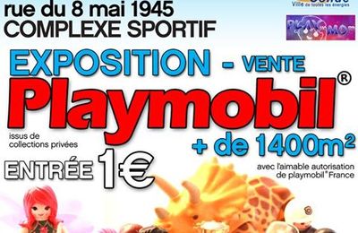 Exposition-vente de Playmobil, à Vieux-Condé