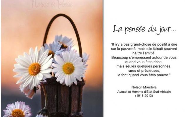 La pauvreté.....