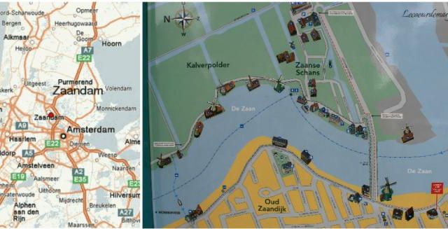 Pays-Bas / Les moulins de Zaanse Schans