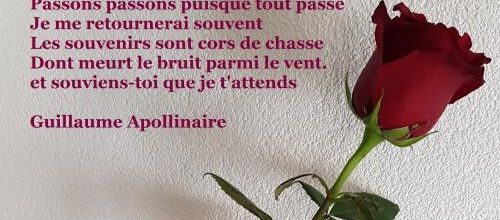 Passons passons - Guillaume Apollinaire
