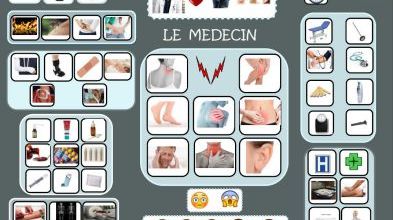 Supports de communication à imprimer : "chez le médecin"