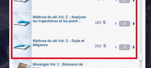 Compétence "Ski"