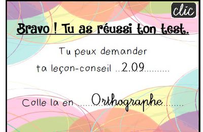 Cartes pour demander les leçons-conseils