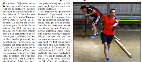 ESB DES VALLEES - ALES