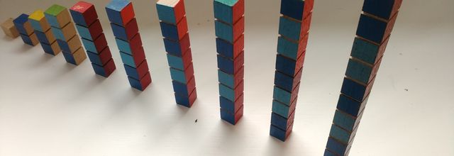 Les barres et réglettes d'initiation au calcul