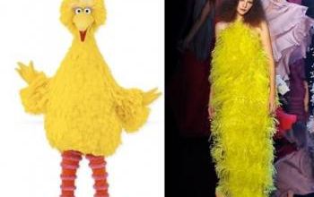 mode fashion comic books big bird sonia rykiel