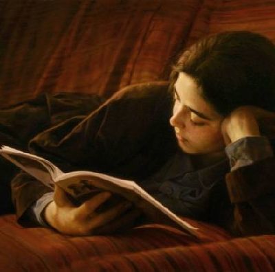 Un livre, un peu de lumière et la quiétude s'installe !