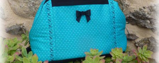 Valisette Turquoise / Noir