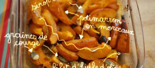 Idée de recette avec du potimarron : le gratin au sirop d'érable