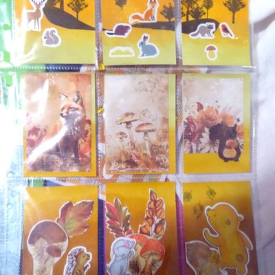 Petits animaux de la forêt en automne .