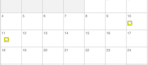 Mon week-End du 9 au 12 novembre 2013.
