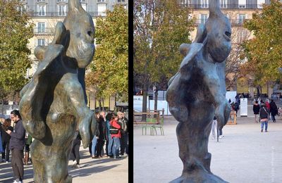 Jardin des Tuileries : FIAC 2017 : "Sans titre" de Erik Dietman (2002)