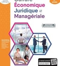 DOWNLOAD [PDF] {EPUB} Culture économique, juridique et managériale BTS 1re année