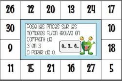 Atelier individuel suite de nombres