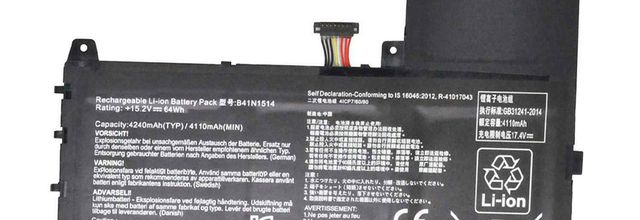 Batteria per Asus Q503UA Q503UA-BHI5T16 Q503UA-BSI5T17 N543UA - B41N1514 (4240mAh/64WH) batteria di ricambio