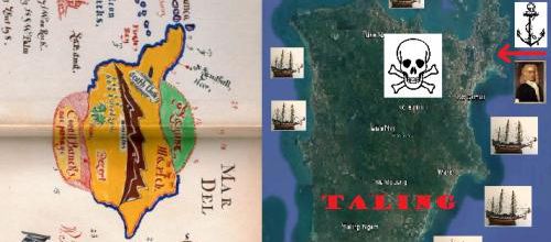KO SAMUI, l'île aux 30, 40 ou 50 squelettes et l'ancrage du capitaine Kidd. (Albert Fagioli)