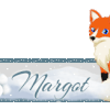 678- Renard dans la neige, signature, blinkie, neige, hiver
