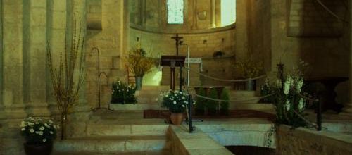 Vigile pascale en l'église des Arques