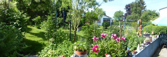 Mon jardin en vue panoramique