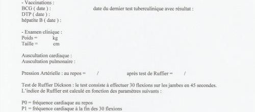 Visa médical a savoir