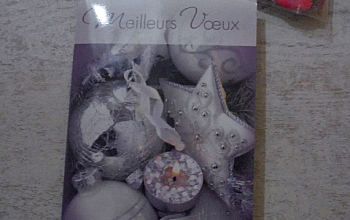 Encore une jolie carte de voeux et des magazines ...