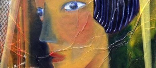 LA FEMME AU NEZ BLEU