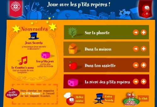 Activités P'tits repères