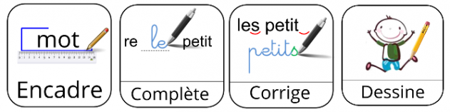 Pictogrammes "les consignes à l'école" (niveau primaire)