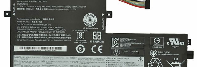 Batteria per Lenovo IdeaPad C340,S340 - L18C3PF6 (3320mAh/36WH) batteria di ricambio
