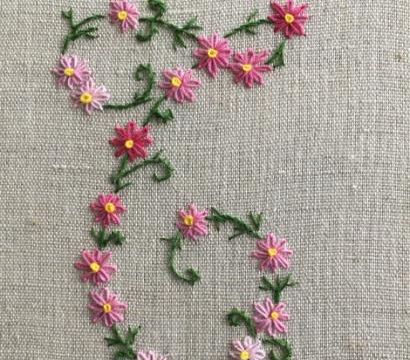 Broderie : tablier de printemps complément