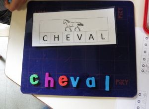 écrire des mots