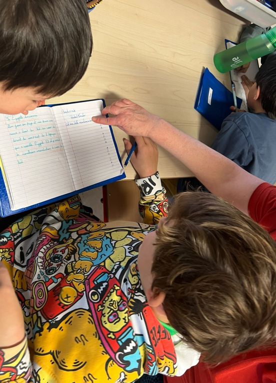 Album photo :  projet d'écriture Classe Bleue 2025