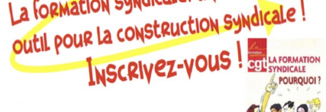 Formation syndicale pour tous nos adhérents