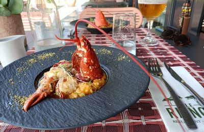 EB - Un très bon déjeuner au Rhino's, restaurant du golf de La Palmyre...