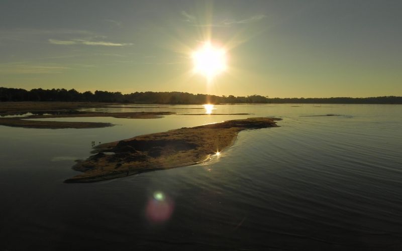 Coucher de soleil au lac de Biscarrosse-Navarosse