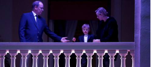 Procession du Vendredi Saint  avec le couple princier et le prince Jacques