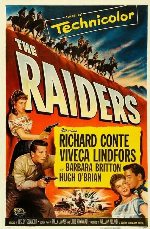 THE RAIDERS BOX OFFICE USA 1952