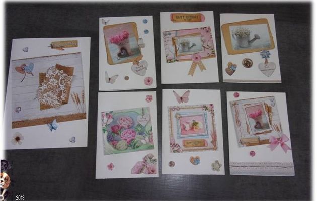 Cartes maison réalisées *avril 1