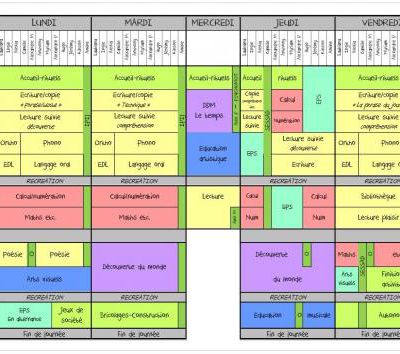 Emploi du temps 2014/2015
