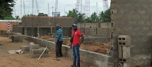 Le chantier d'Agbata progresse