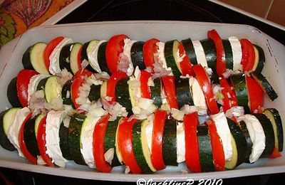 courgettes farcies tomates jambon chèvre