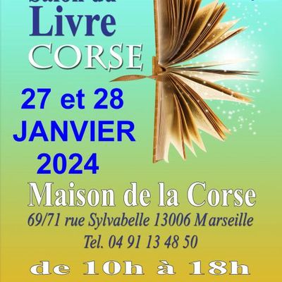 Salon du livre à la Maison de la Corse - Marseille .