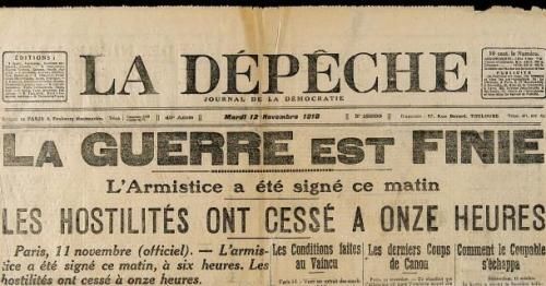 La fin de la première guerre mondiale