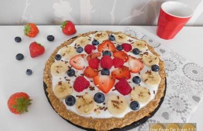 Pizza sucrée 0 complexe pour le petit déjeuner