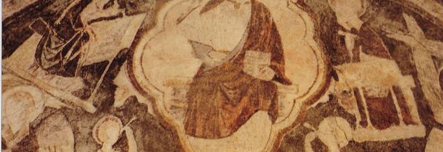 Fresque du XIIIème siècle ( chapelle Saint Michel Rocamadour)