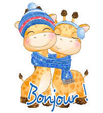 Côté jeux - couple girafes et tricoteuse